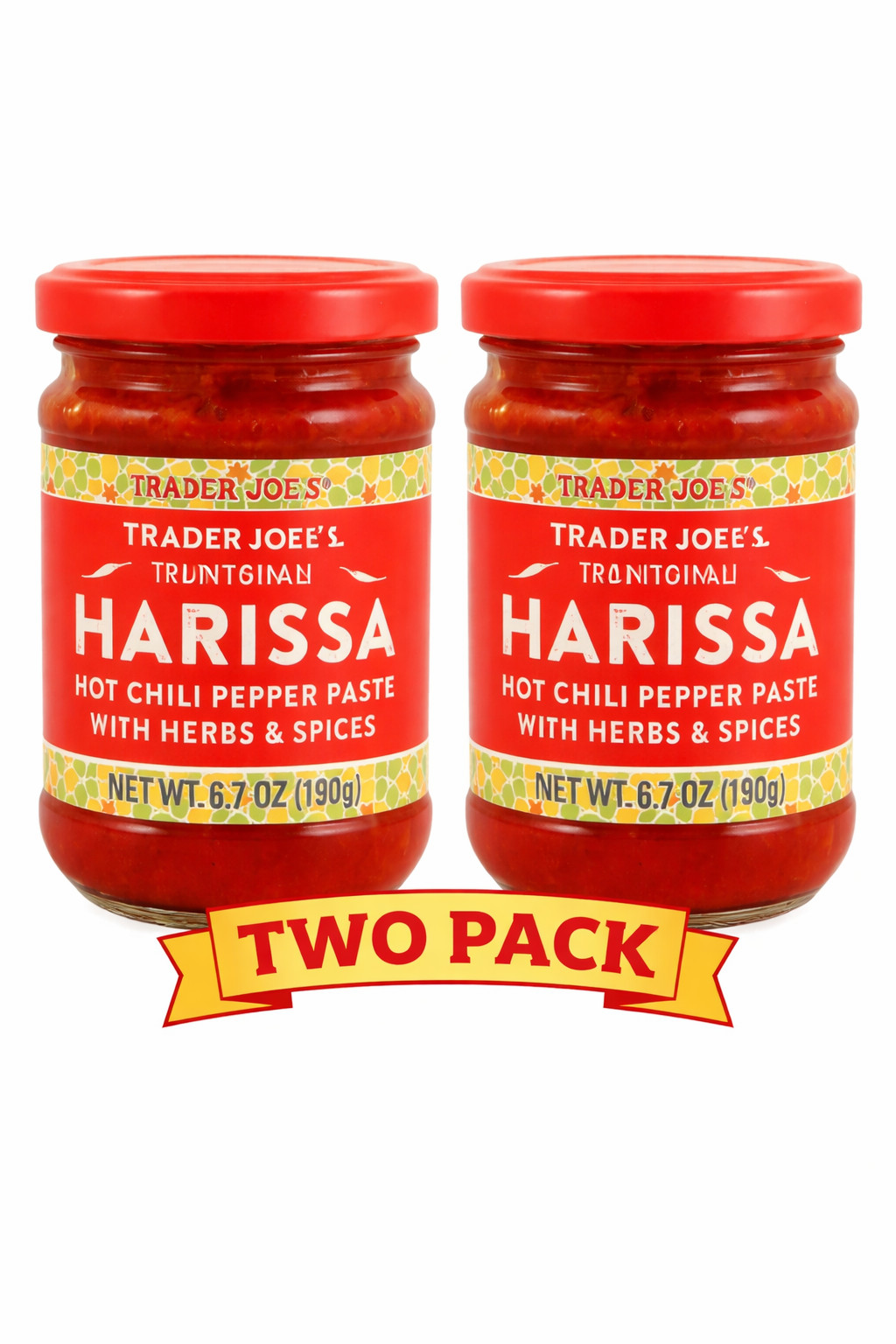 2PACK! Trader Joe's, Traditional Tunisian Harissa 190g gallery