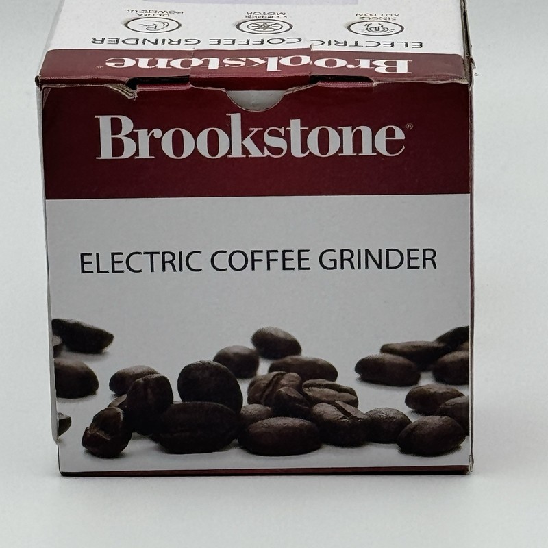 Brookstone Electric Coffee Grinder USB-C Rechargeable Stainless Steel gallery