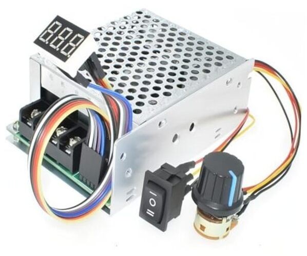 TKXEC Adjustable Digital display 10-55V 60A PWM DC Brushed Motor Speed gallery