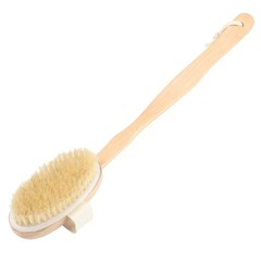 15″ Bath Brush Long Handle Back Scrubber Detachable Exfoliating Body