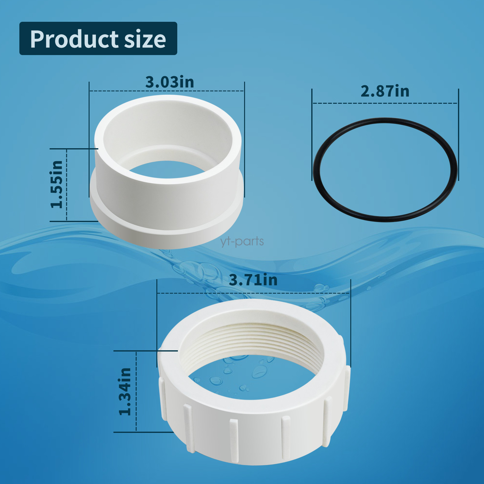 2" Half Union Adapter For Pentair Sta-Rite ,Spa Swimming Pool Pump PKG188 gallery