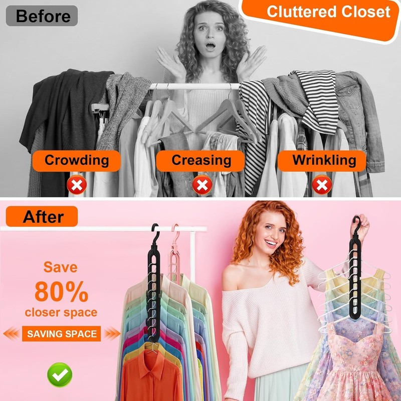 Closet Organizers 6 Pack Space Saving Magic Hangers gallery