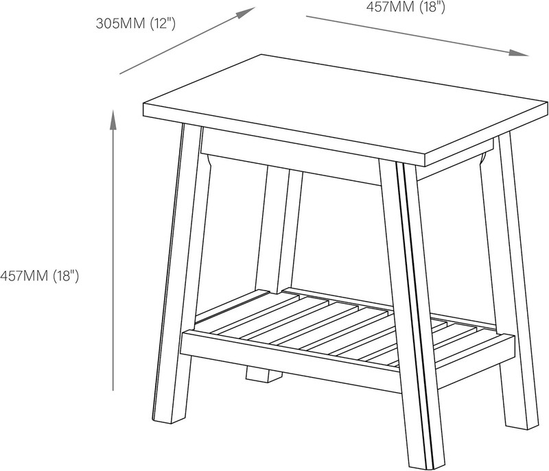Dorset Bench Stool with Storage – Multi-Functional and Space-Saving Wooden Seat gallery