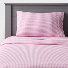 Full Gingham Kids’ Cotton Sheet Set – Pillowfort