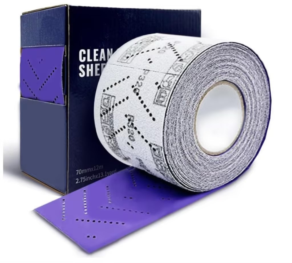 1Roll 70mm x 12m Ceramic Sanding Roll P220 Grit for Automotive & Wood Polishing gallery