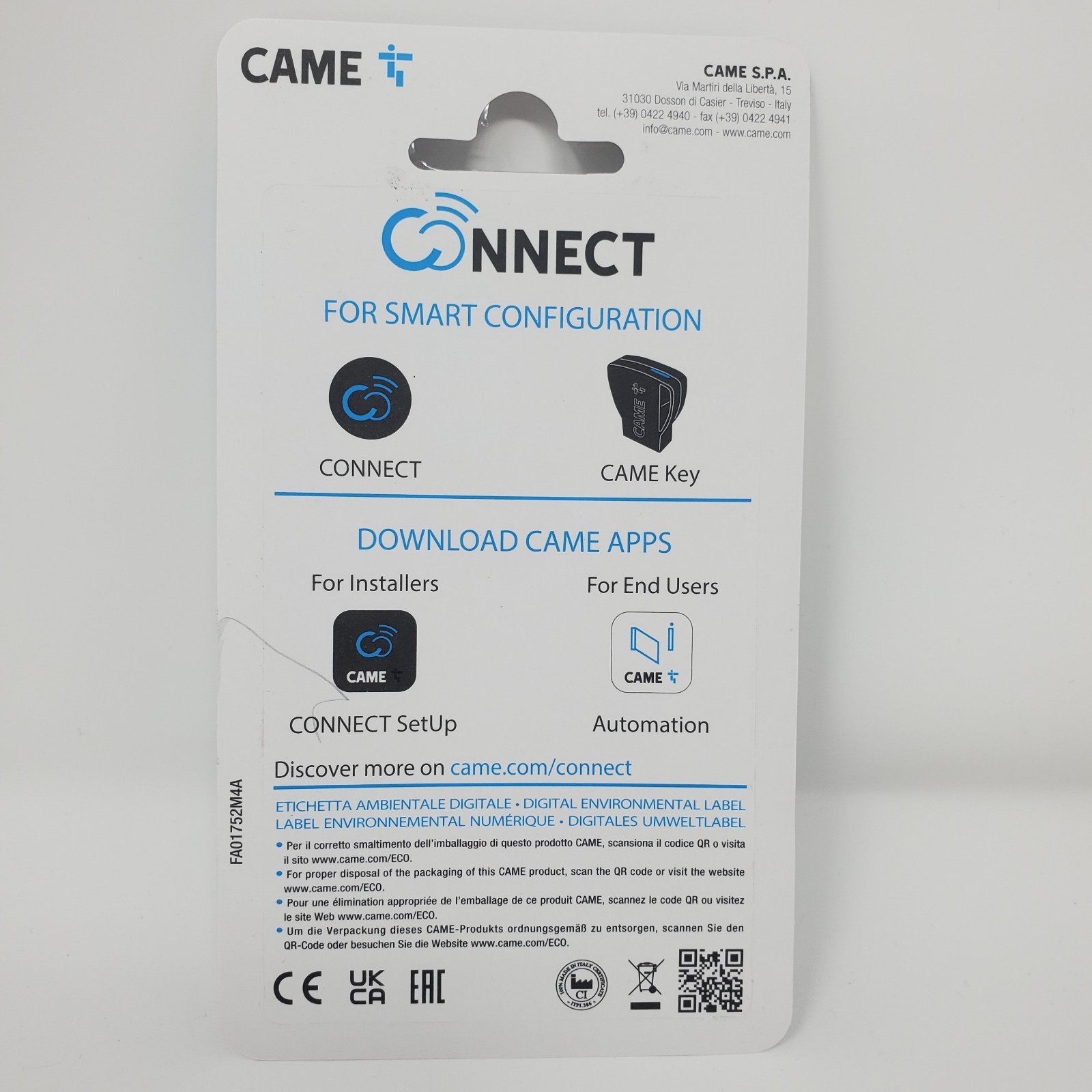 CAME TOPD4RBS Remote Control gallery