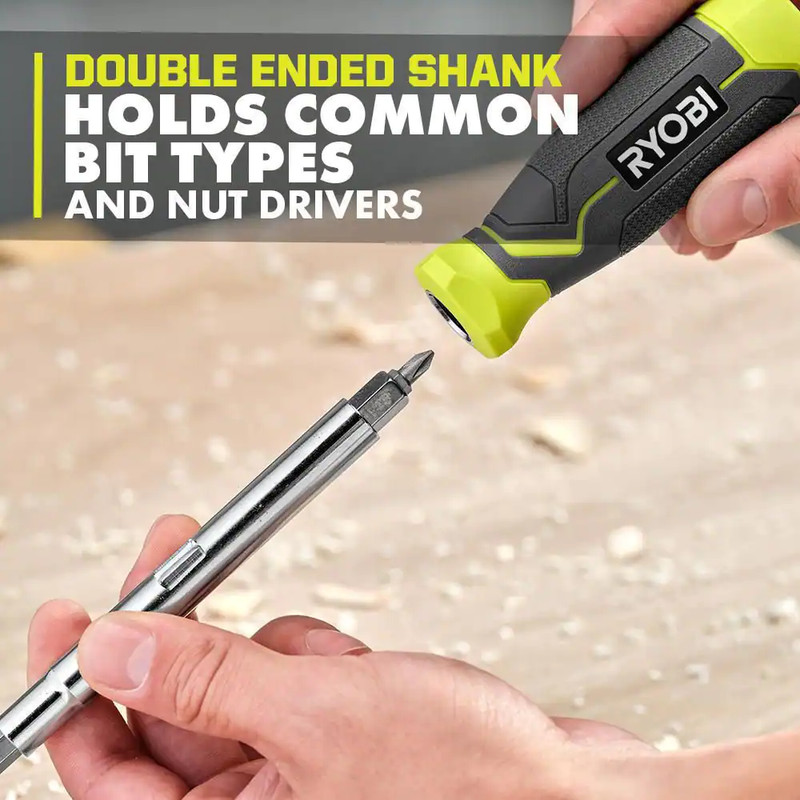 NEW Ryobi Multi-Bit 11in1 Screwdriver Cushion Grip Handle Bits and Nut Drivers gallery