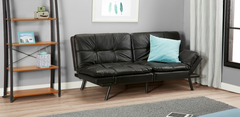 Memory Foam Futon Sofa Bed Couch Sleeper FULL Size Convertible Foldable Loveseat gallery