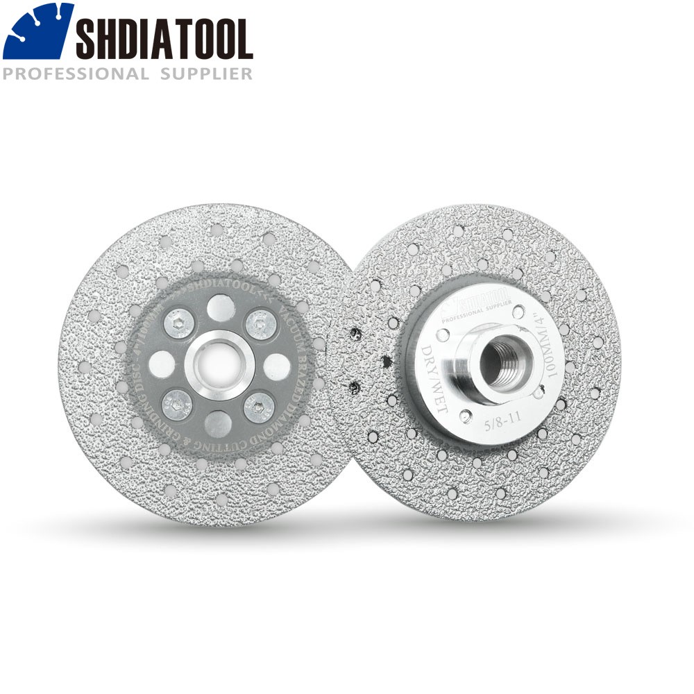 SHDIATOOL 4.5'' Vacuum Brazed Diamond Cutting Grinding Wheel Grinder Blade 2pcs gallery
