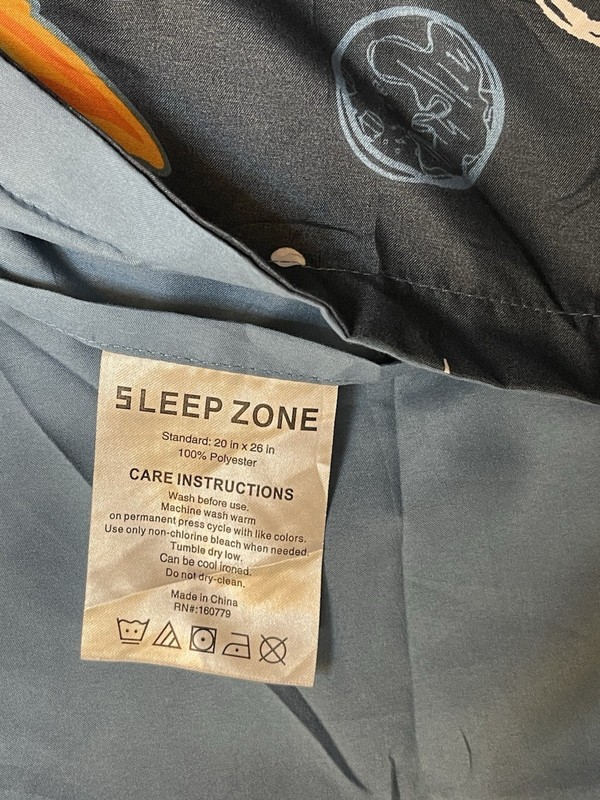 Sleep Zone Full/Queen Bedding & Room 13 Pc Kid SPACE GALAXY PLANETS STARS PreOwn gallery