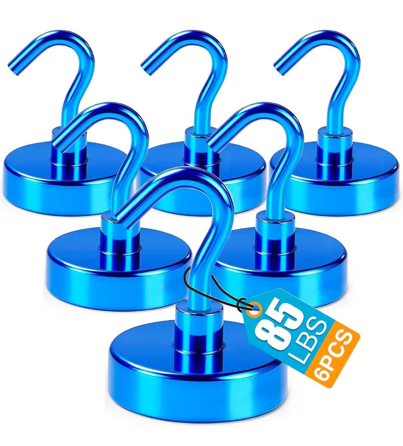 6 Pack 85LB Magnetic Hooks, Strong Cabin Ship Essentials Hook Heavy Duty Refrige gallery