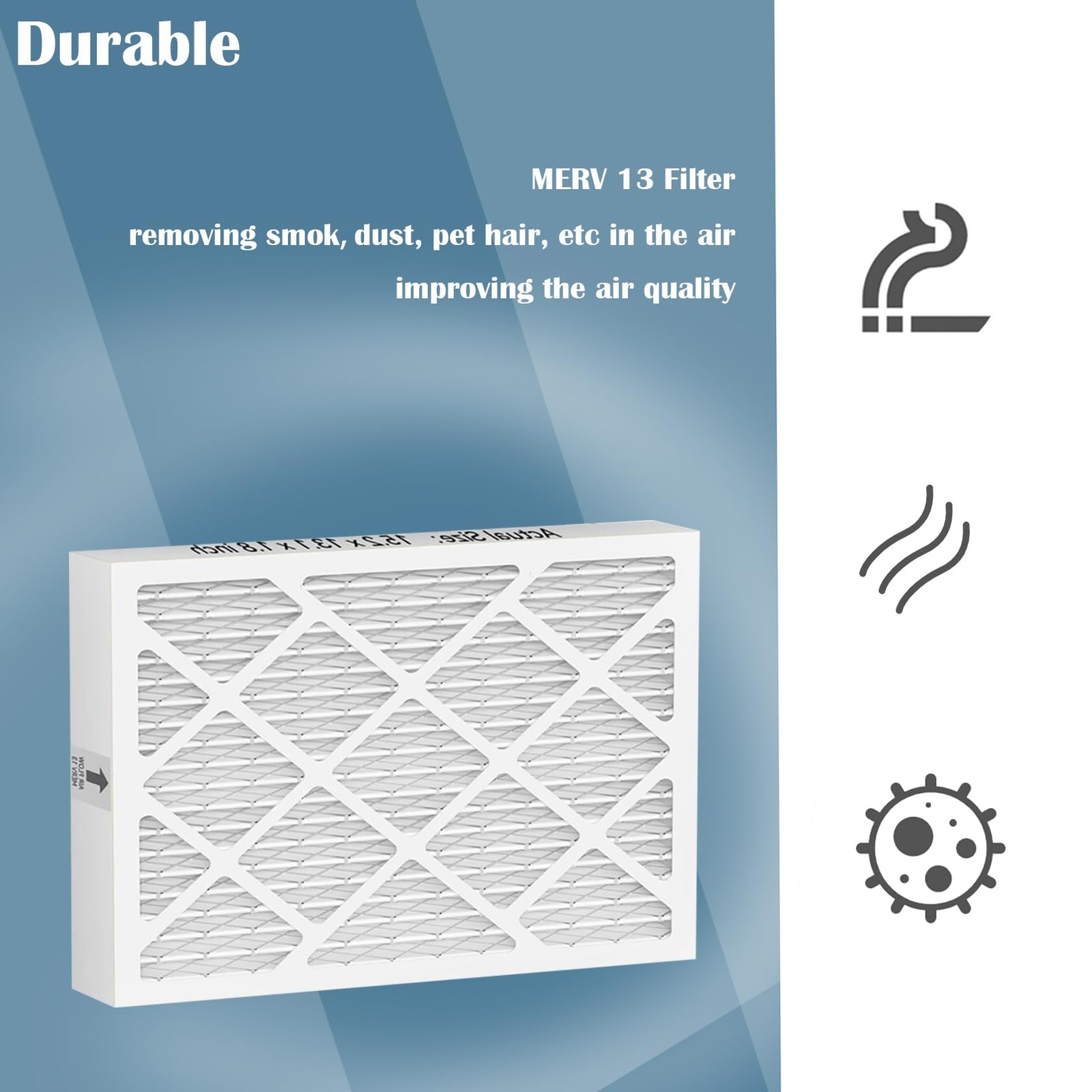 MERV-13 Dehumidifier Filter 4-Pack for Sanidry Sedona - 6 Months Supply gallery