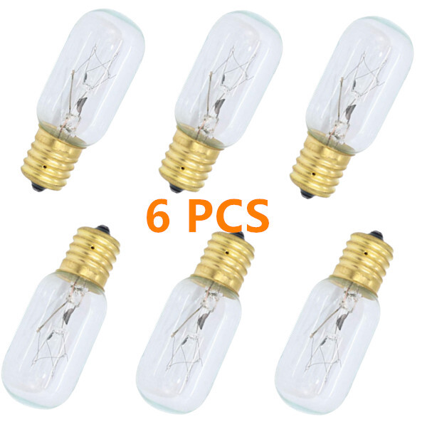 6 PcsLight Bulb 40w 130v Microwave Light for GE Hotpoint Microwave gallery