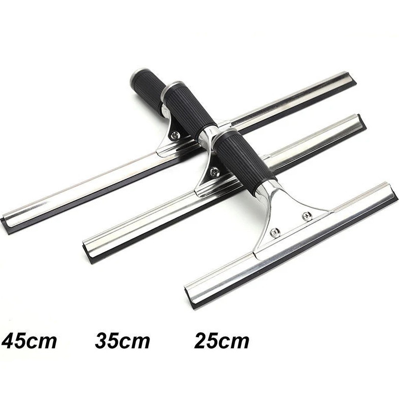 1pcs Glass Cleaning Squeegee Window Wiper 25/35/45cm Rubber Blade Cleaner - NEW gallery