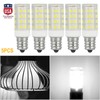 5Pcs 7W E12 White LED Corn Bulb Light 6000K Candelabra Ceiling Fan Lamp Daylight gallery