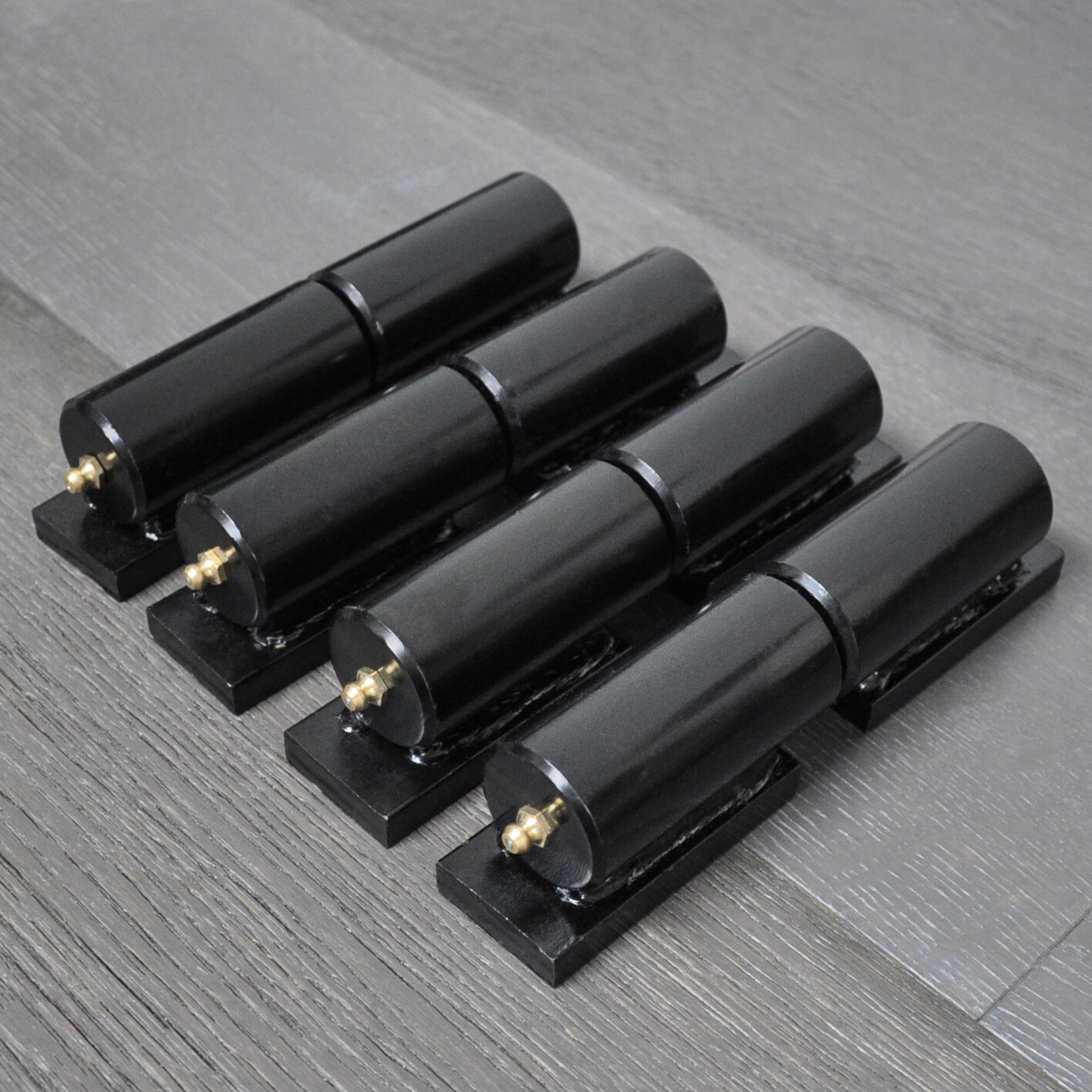 7" Barrel Hinge | GatorPro | Heavy Duty Pair Weld on Metal Gates Doors | 4 Pack gallery