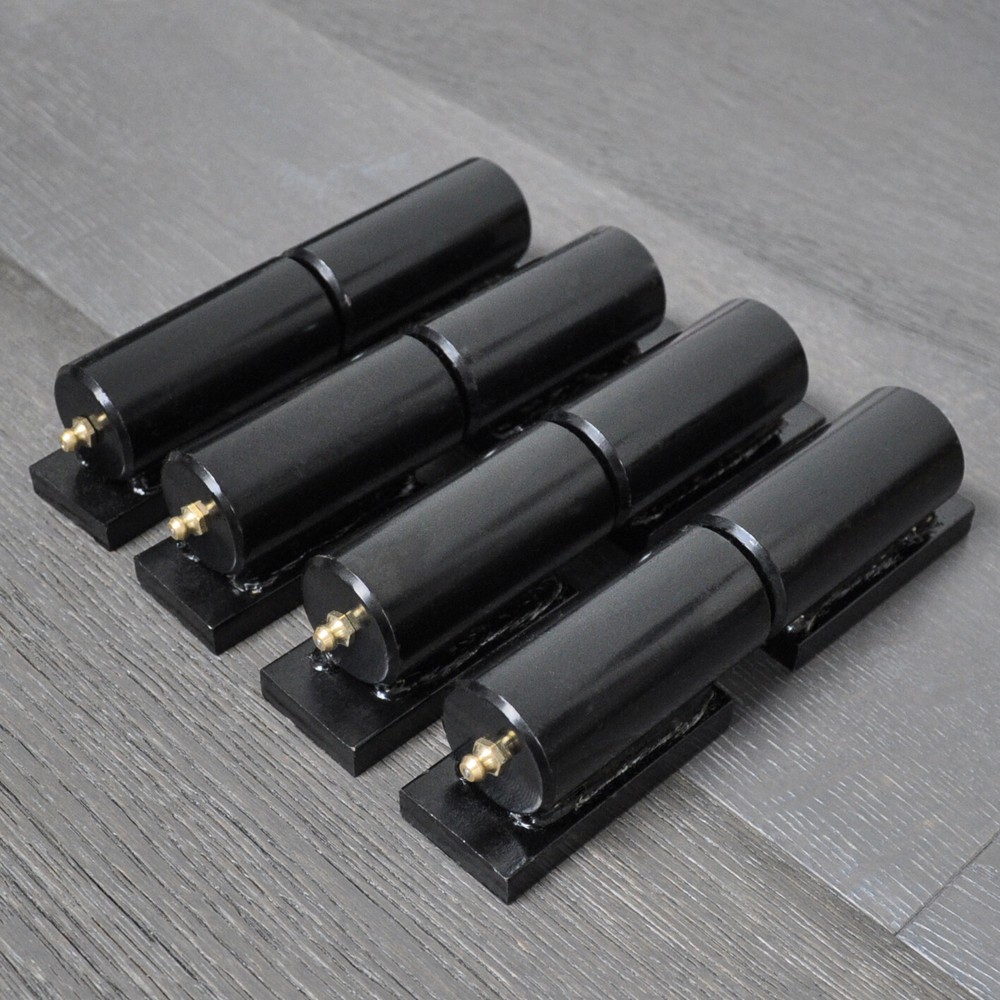 7" Barrel Hinge | GatorPro | Heavy Duty Pair Weld on Metal Gates Doors | 4 Pack