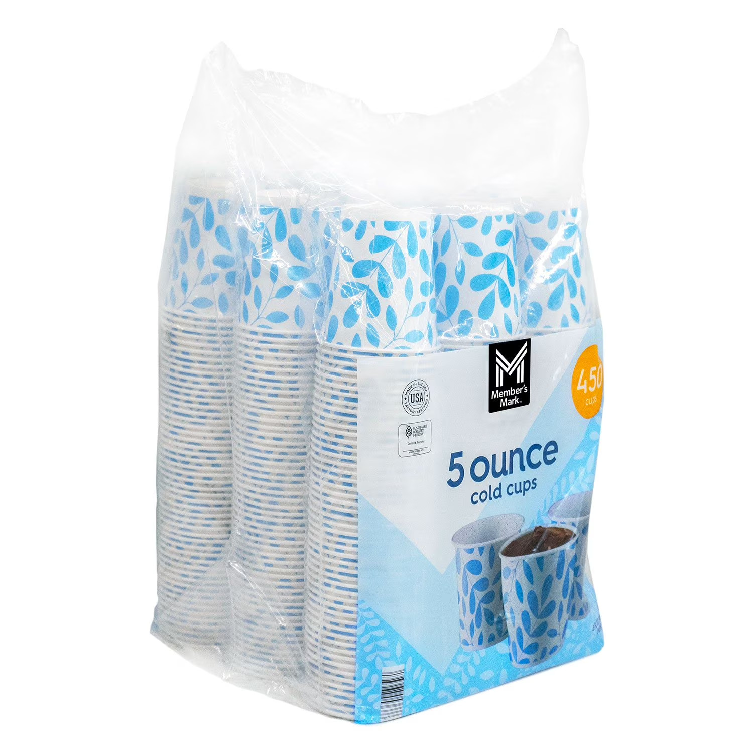 Member's Mark Printed Paper Bath Cold Cup (5 oz., 450 ct.) gallery