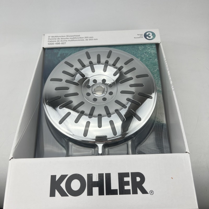 8" Showerhead Fixed Multifunction in Chrome Kohler Bellerose R24164-G-CP NEW gallery