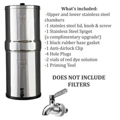 Imperial Berkey Unit/Housing ONLY- Open Box (Filters NOT included PLEASE READ)