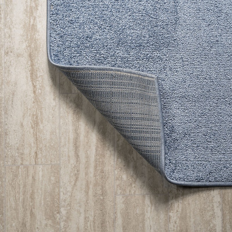 Jonathan Y Haze Solid Low-Pile Classic Blue 6 Round Indoor Area Rug gallery