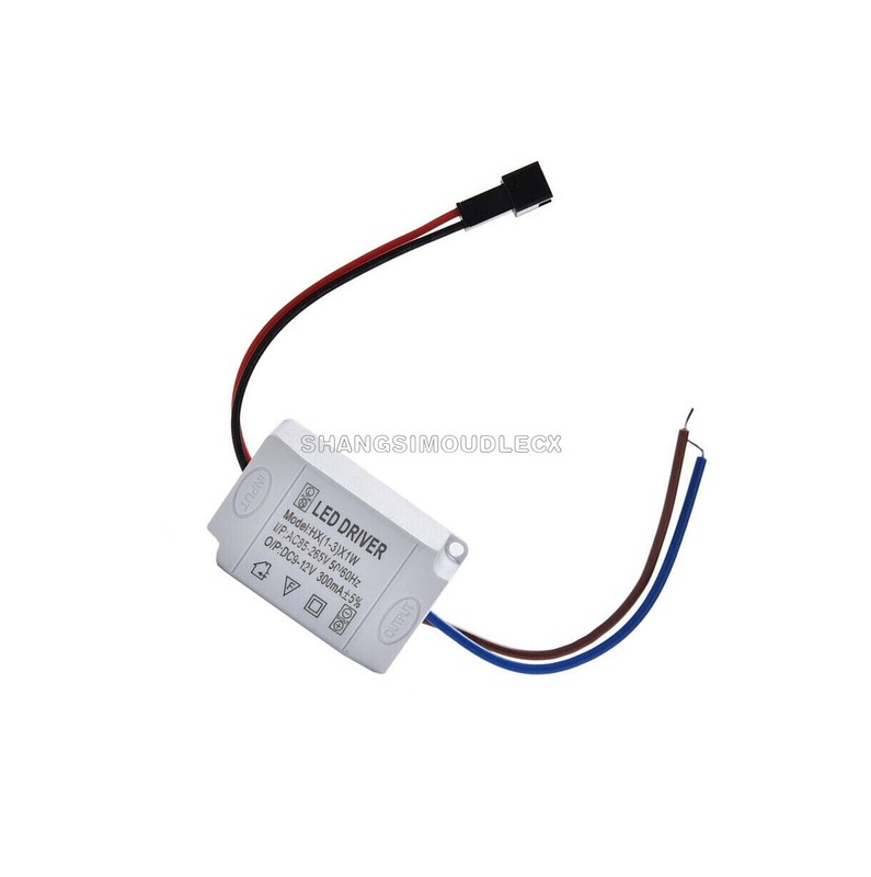 LED Electronic Transformer Smart Power Supply Driver 3X1W AC 85V-265V to DC 12V gallery