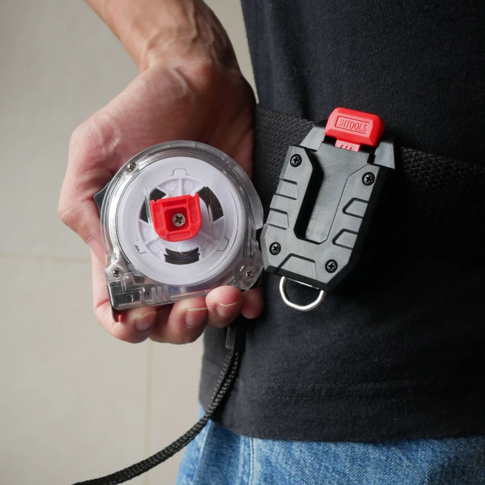 Universal Tape Measure Quick-hanging Belt Clip Mainland China Woodworking Gif gallery