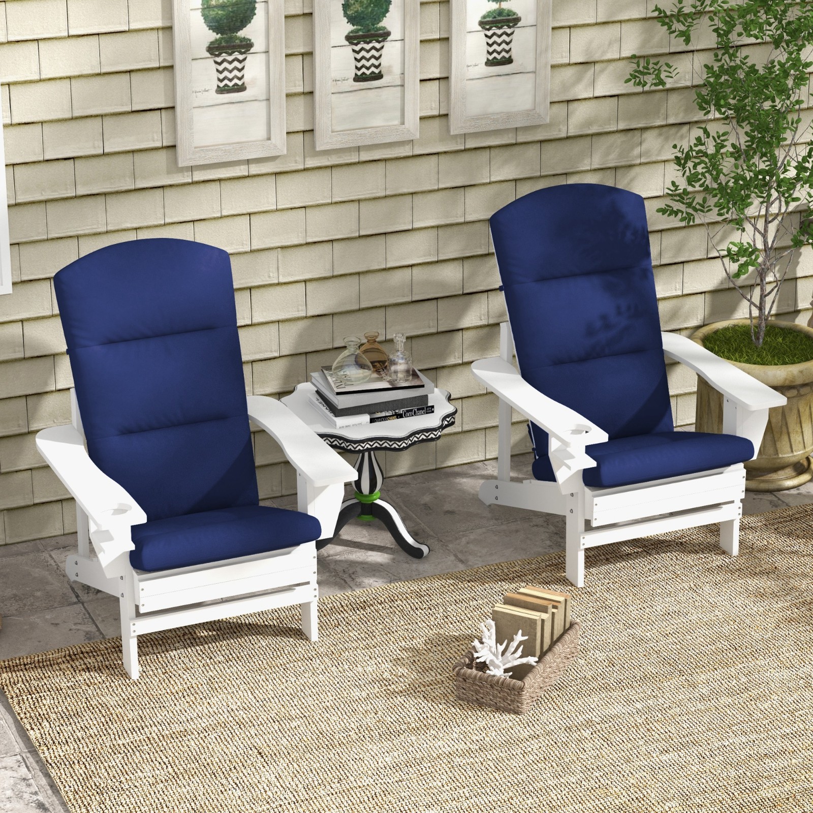 ❄️FREE SHIPPING!❄️2 Outdoor Chairs +Cushions 4 Patio, Porch, Pool, Lawn +More gallery