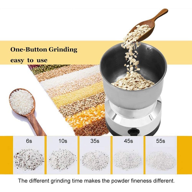 300W Electric Coffee Bean Grinder Nut Seed Herb Grind Spice Crusher Mill Blender gallery