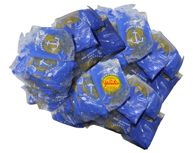 50 Sobres Blanqueador Azul Para Lavado El Timón De 10g C/u gallery