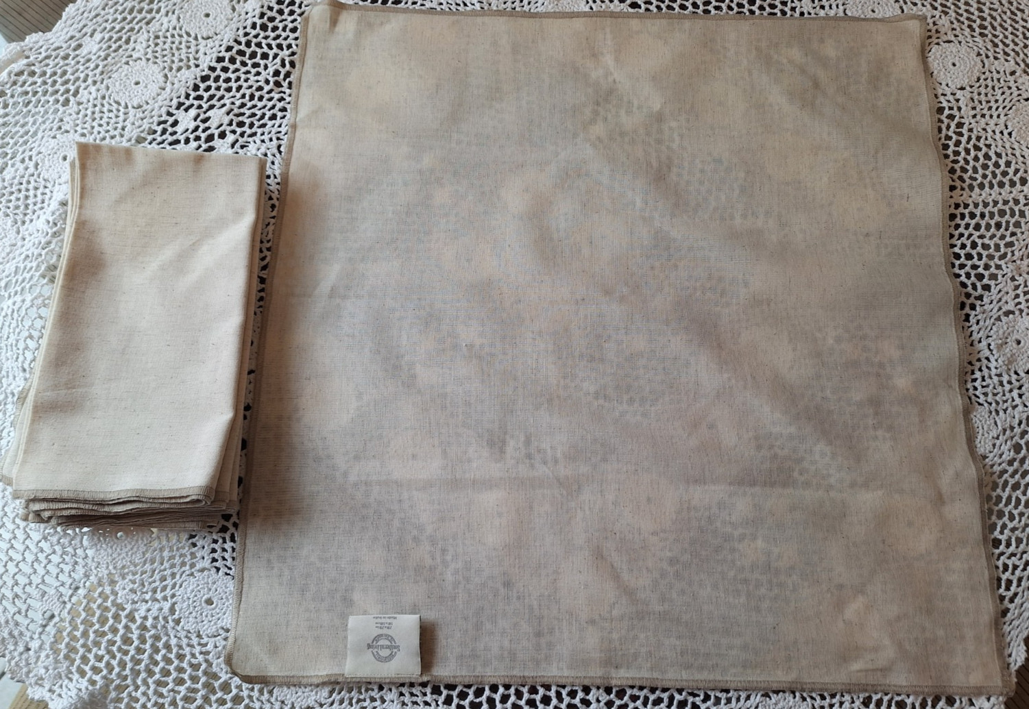 Cloth Napkins Cotton Linen Blend Southern Living Set of 6 Like New gallery