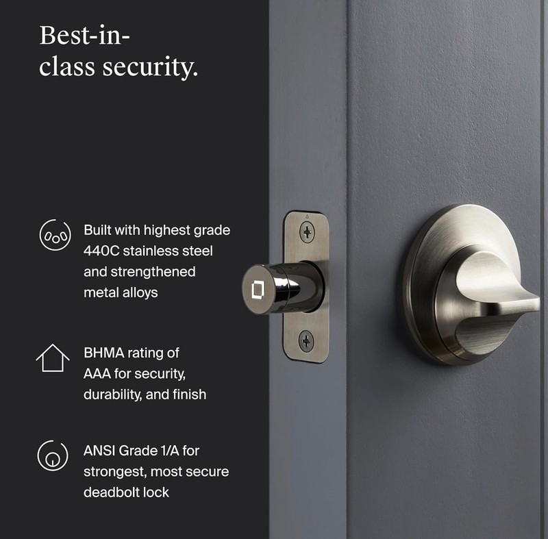 Level Lock+ Connect Matte Black Smart Lock WiFi Bluetooth - New Sealed gallery