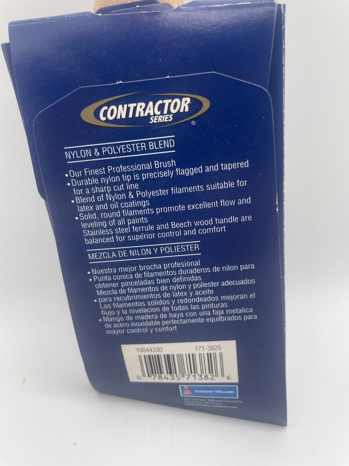 Sherwin-Williams Contractor series 3" Nylon/Polyester Angle LATEX Paint Brush gallery