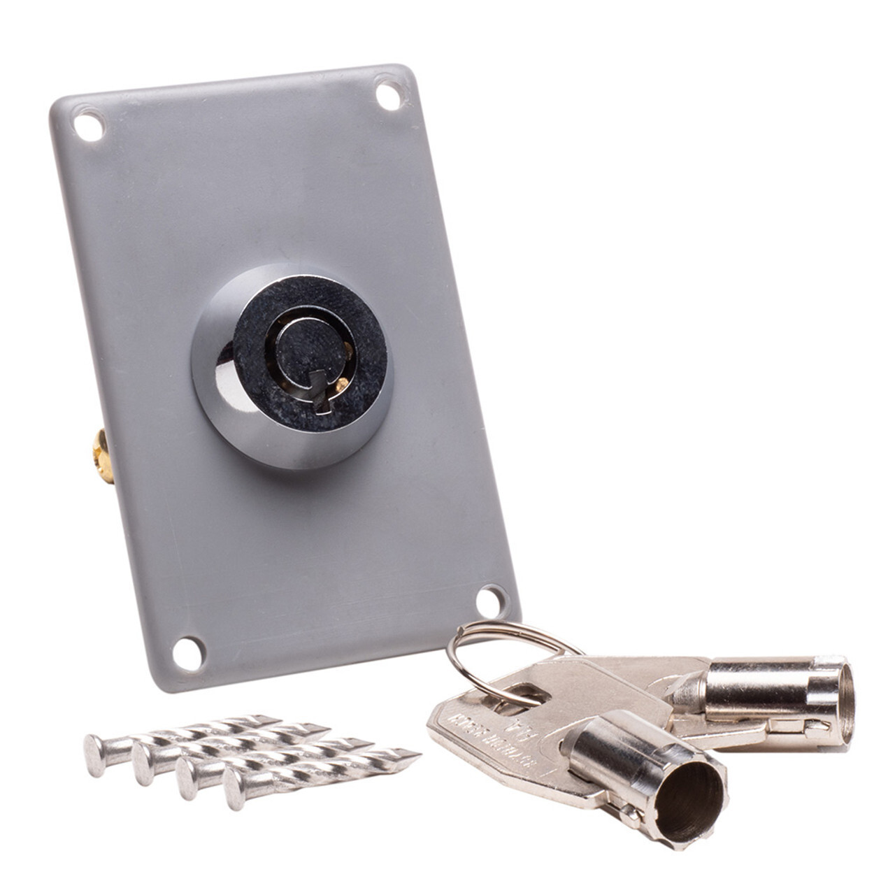 Garage Door Universal Metal Key Switch Cylinder 760CB 59LM All Models 2 Keys gallery