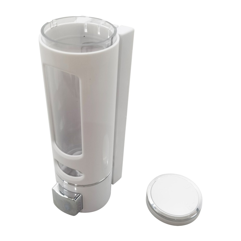 Manual Press Wall Mounted Single Head Soap Dispenser Bathroom Shower Gel Liquid