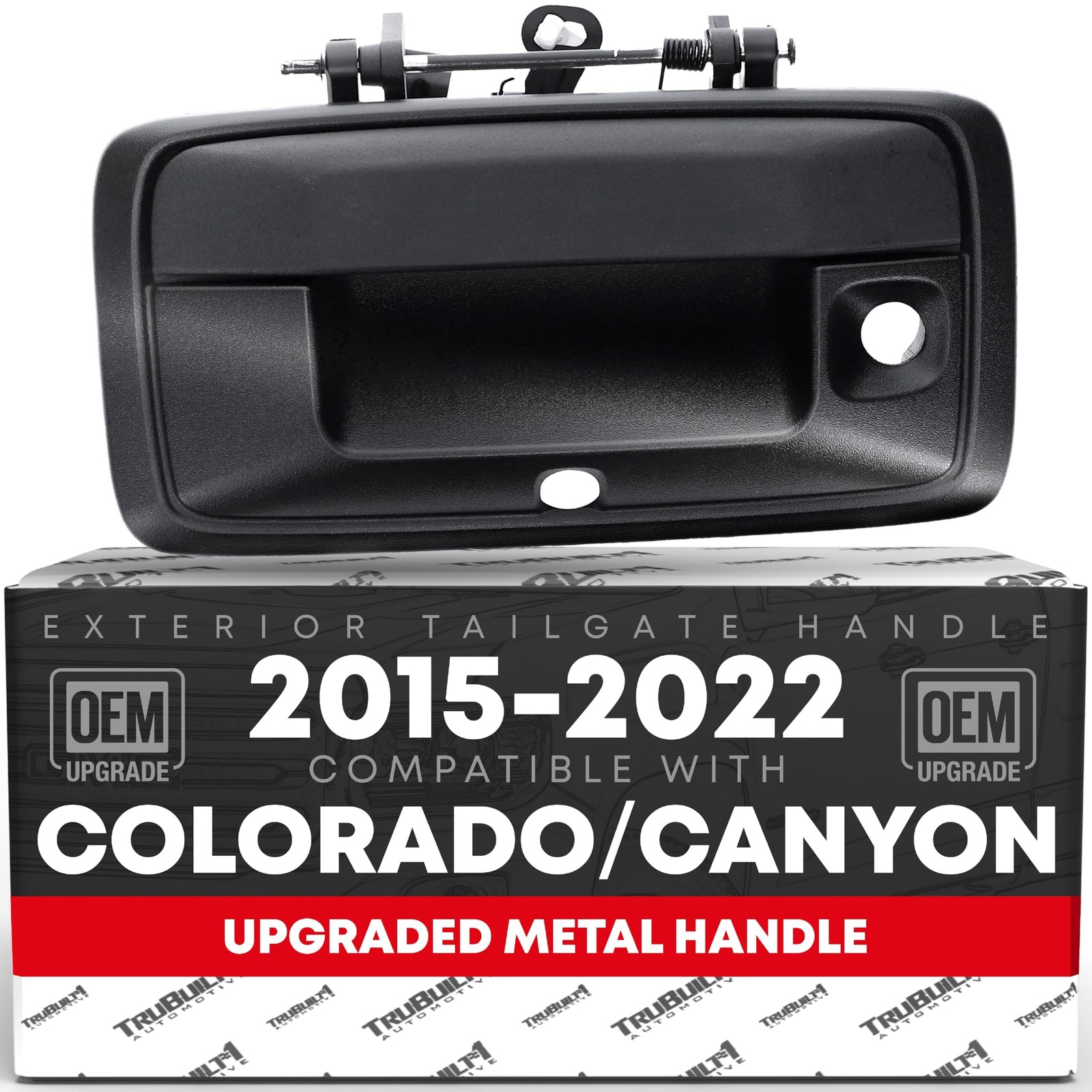 Tailgate Handle for Chevrolet Colorado; GMC Canyon - Black w/ Camera Hole - B... gallery