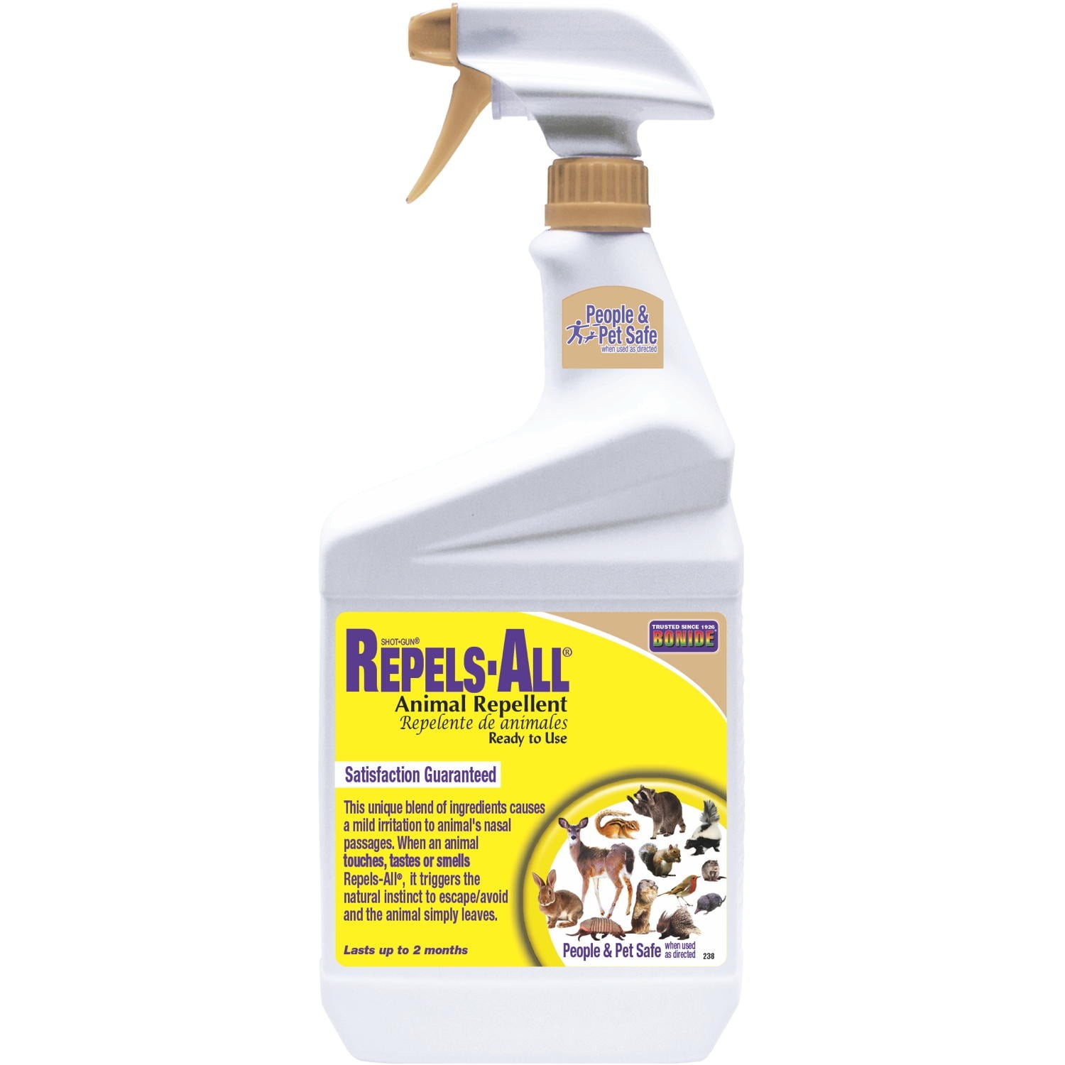 Bonide Repels All 32 oz Animal Repellent Ready-to-Use Spray for Outdoor Use gallery