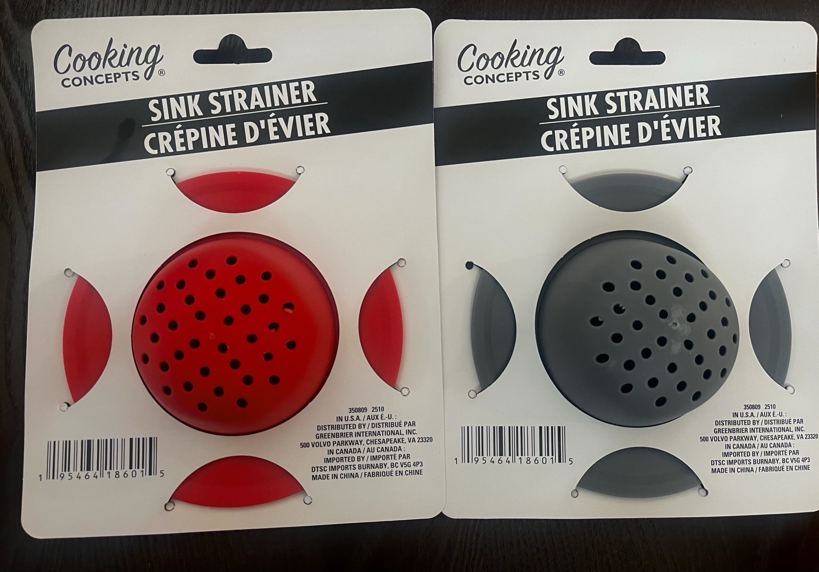 Cooking Concept Sink Strainer 2 Count Set gallery