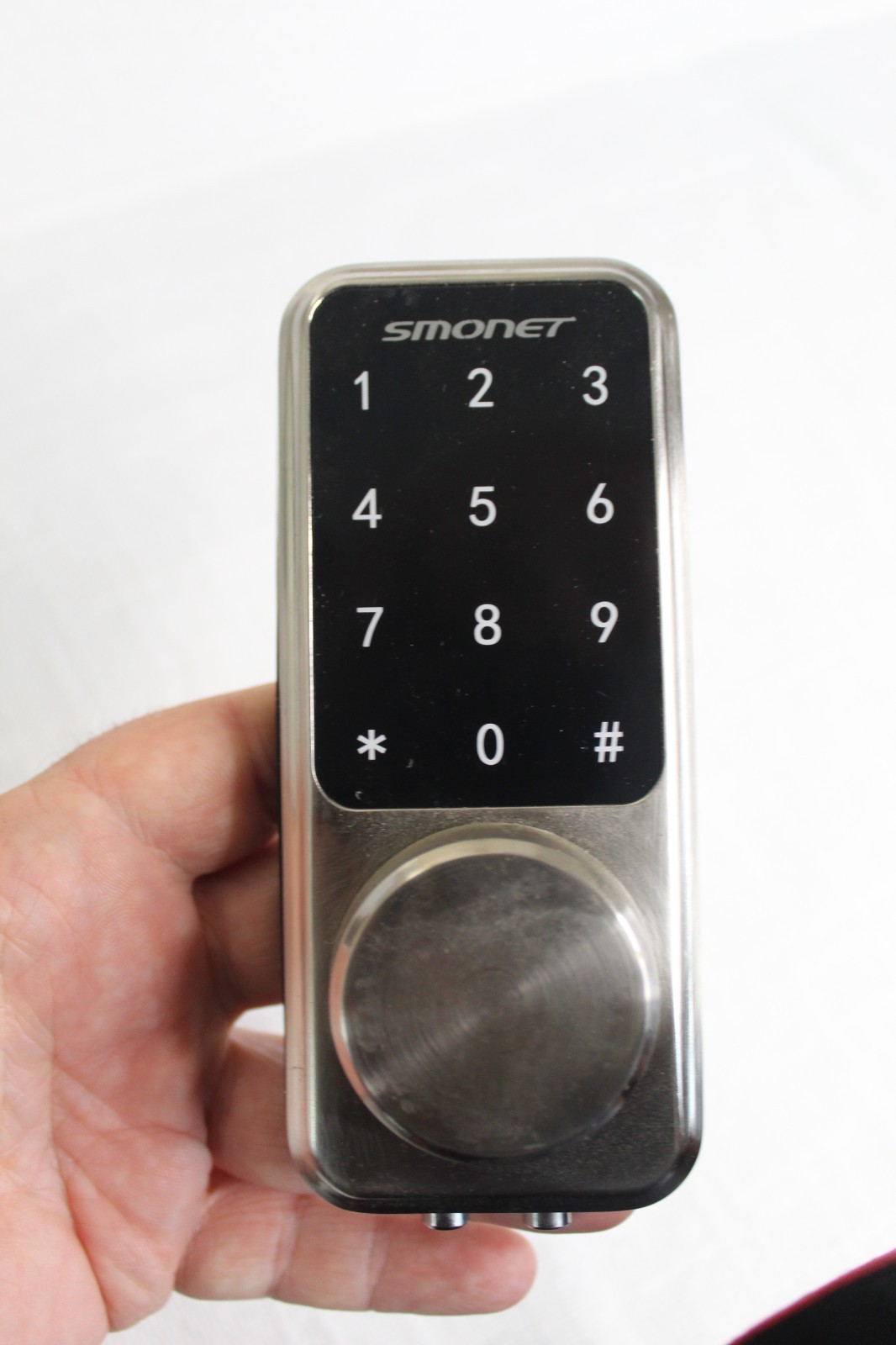SMONET Smart WiFi Keyless Entry Deadbolt Lock – Tested & Fully Working gallery