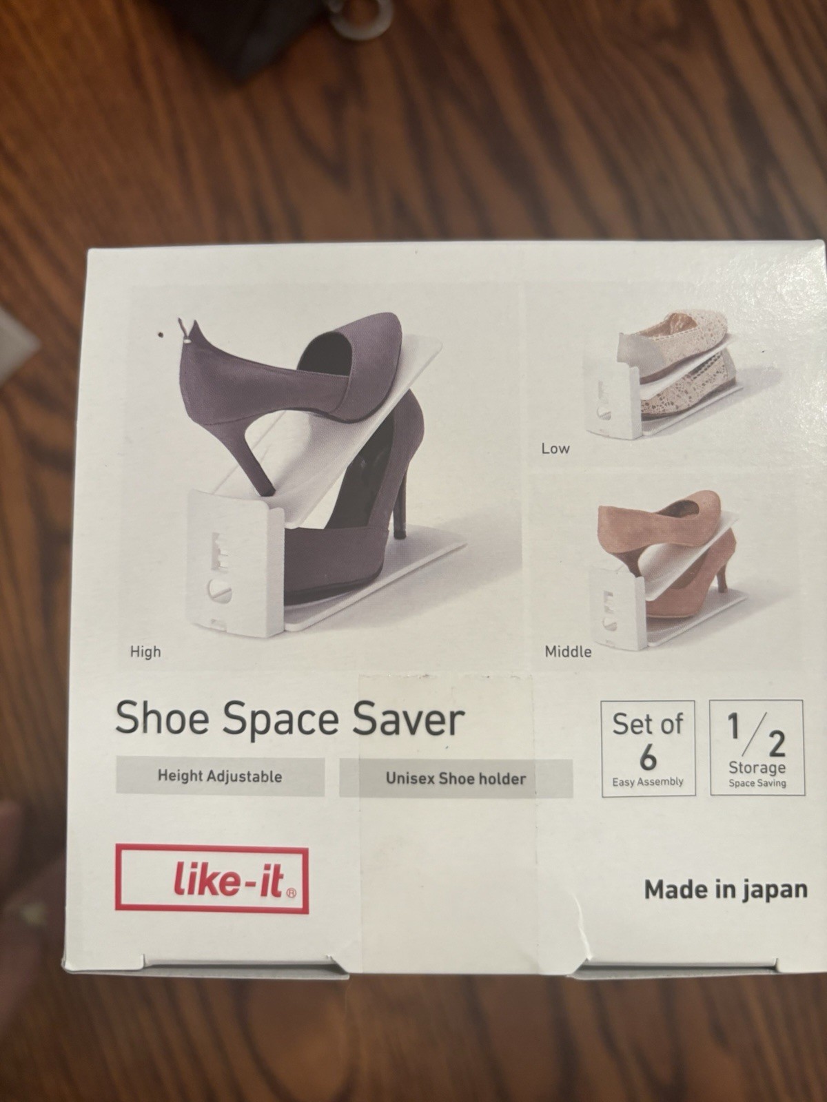 Shoe Space Saver Storage Set 6 Like It New In Box Storage gallery
