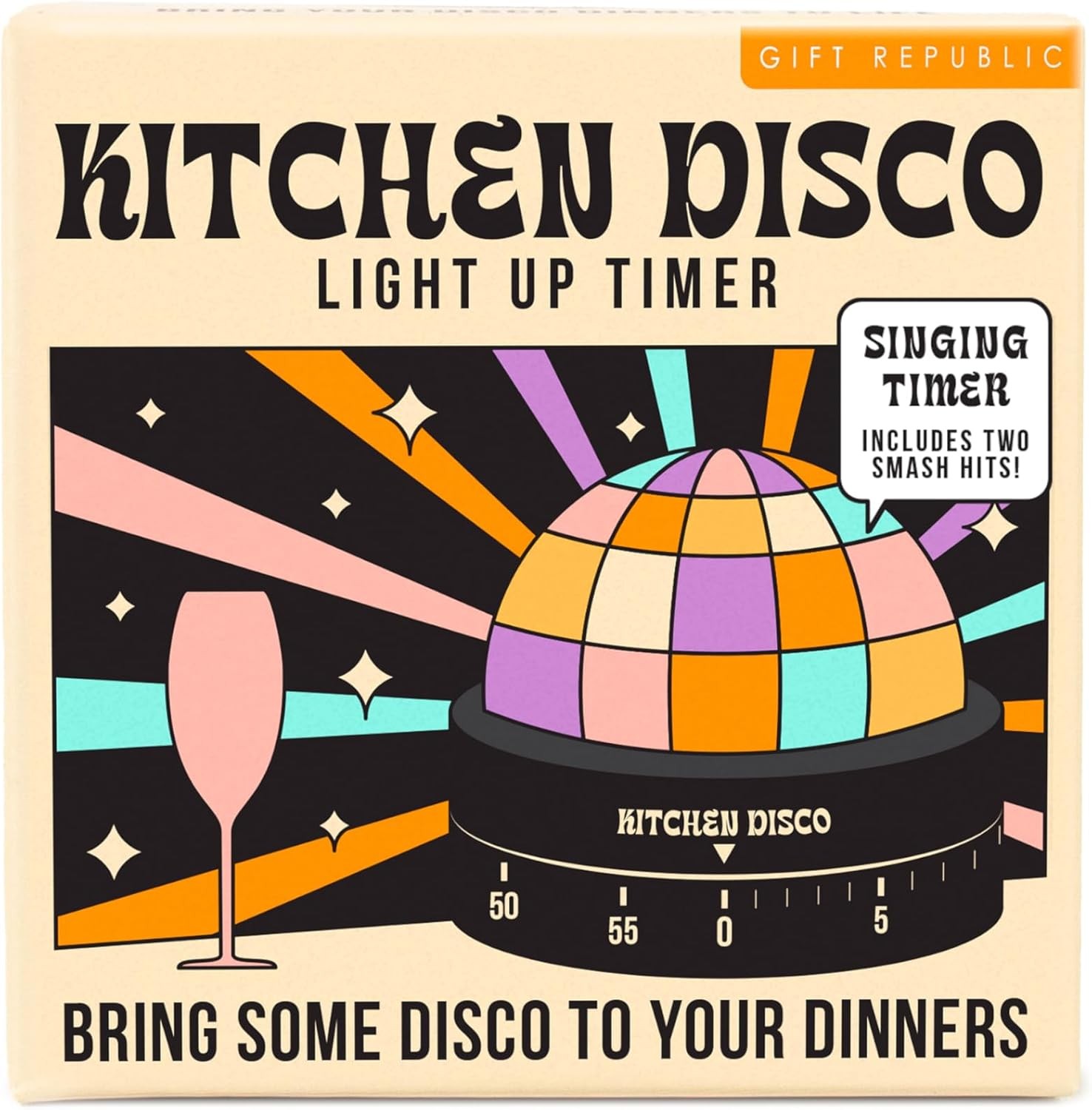 ⏱️ Kitchen Disco Timer – Light-Up 60-Minute Cooking Gadget ✨ USB Rechargeable 🎁 gallery