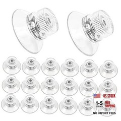 20 pcs Small Suction Cups, Suction Cups with Metal Screw, 1 inch / Metal,Pvc