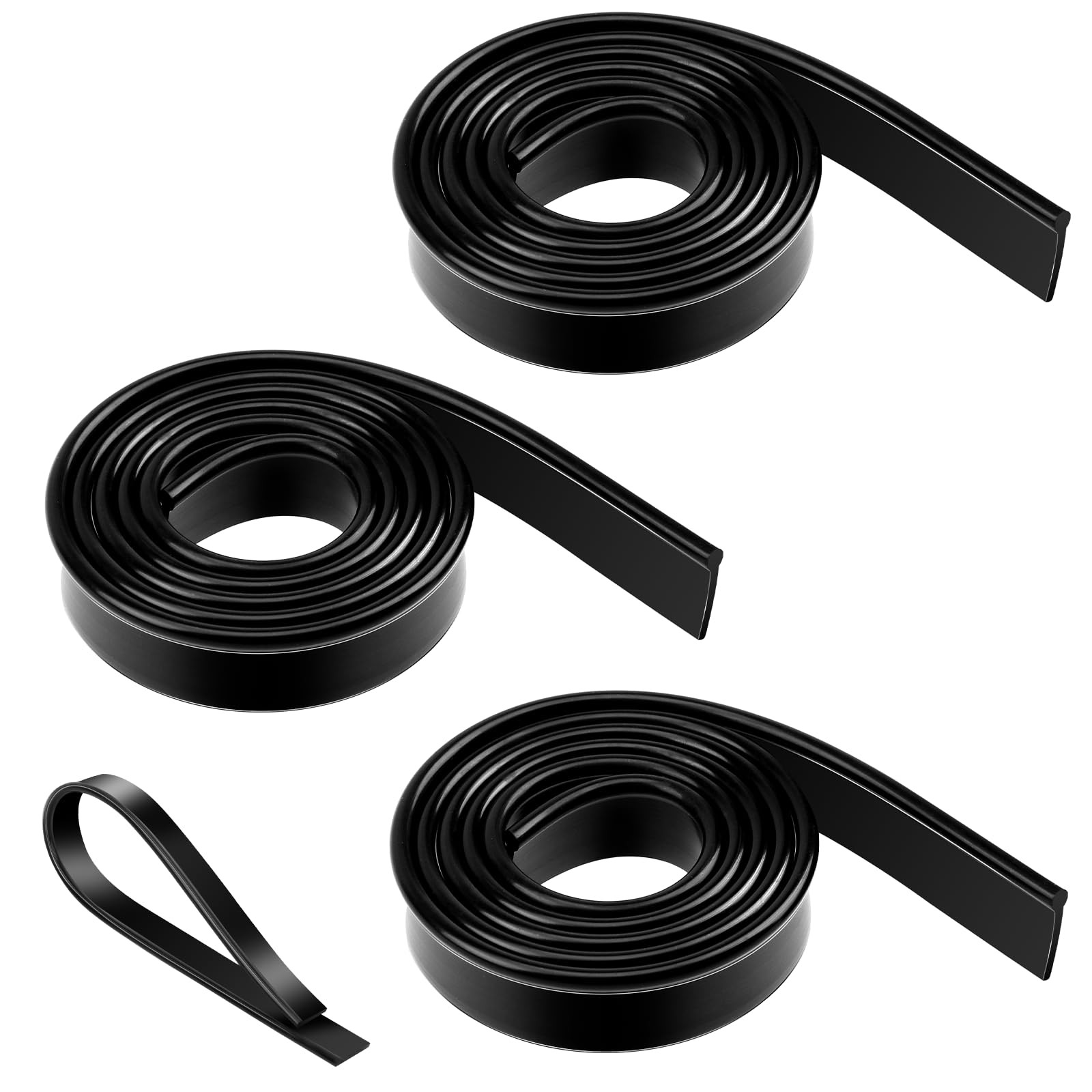 3 Pack 41 Inch Squeegee Replacement Rubber Blade for Window Glass Shower Doors gallery