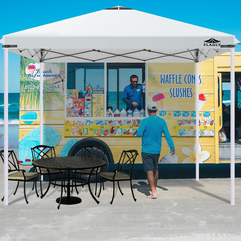 10X10Ft Replacement Canopy Top with Air Vent, Waterproof & UV Protection Canopy gallery