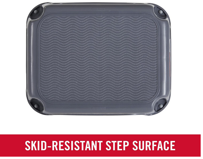 Rubbermaid One-Step Stool, Bisque, Holds up to 200 Pounds, Ideal for Home,Office gallery