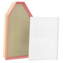 White Cabin Filter & Engine Air Filter Kit for Dodge Charger 2023 2022 2021