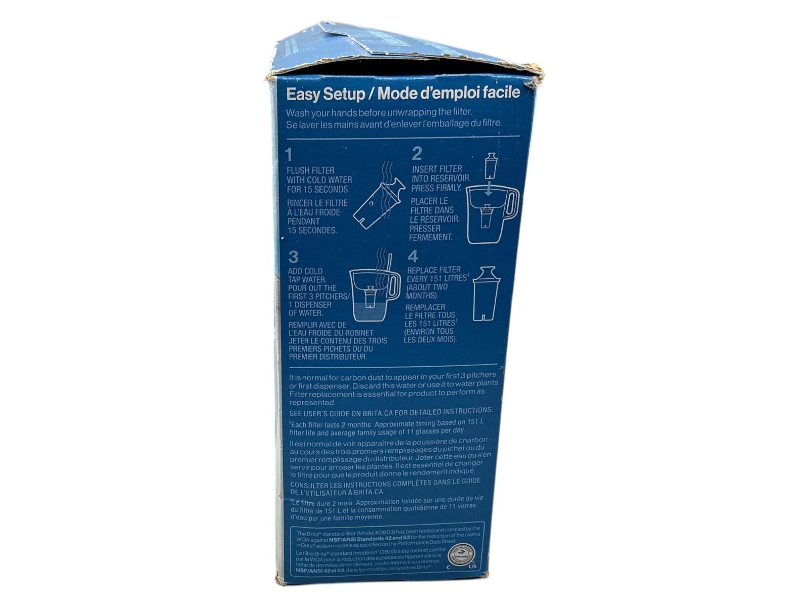 Brita Replacement Water Filters 3-Pack Reduces Chlorine Taste Lasts 2 months gallery