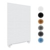 Pleated Window Shades,Temporary Blinds 24"W x 59"H, White-1 Pack gallery