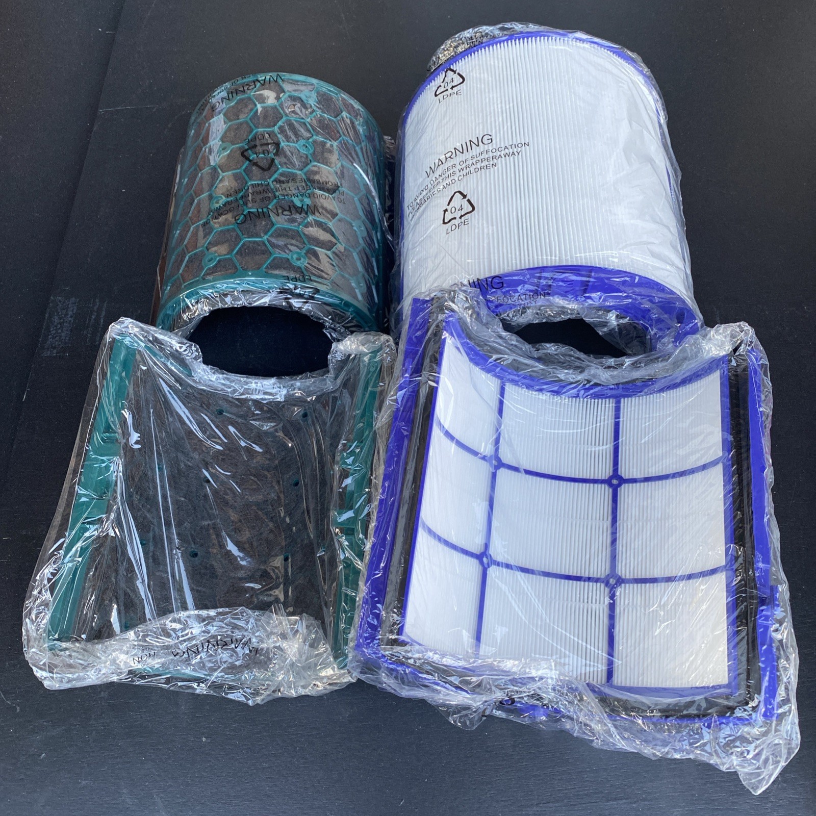 Hepa Activated Carbon Filter Compatible Dyson TP04 HP04 DP04 969048-01 New 2 Pk gallery