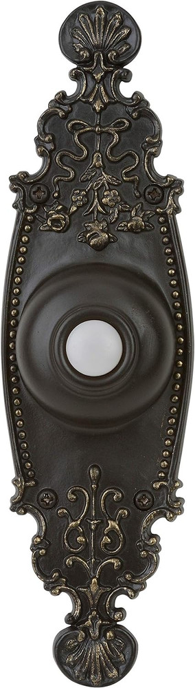 Craftmade PB3035-AZ Designer Surface Mount Lighted Doorbell LED Push Button, Ant
